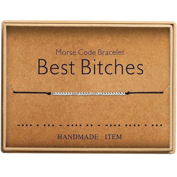 Morse Code Funny Bracelet - Picture 1 of 3